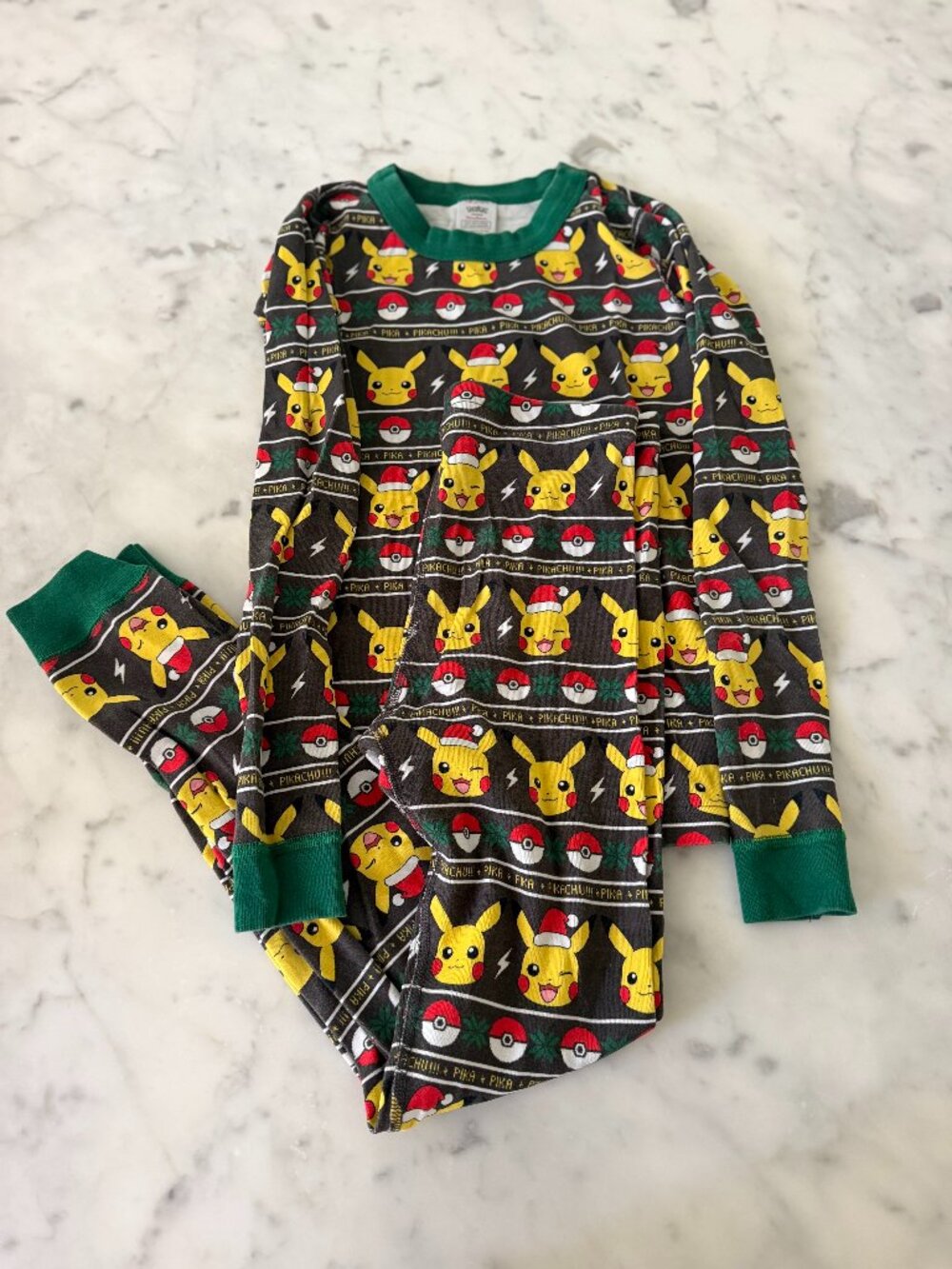 Hannah Boys Pokemon Long Pajamas